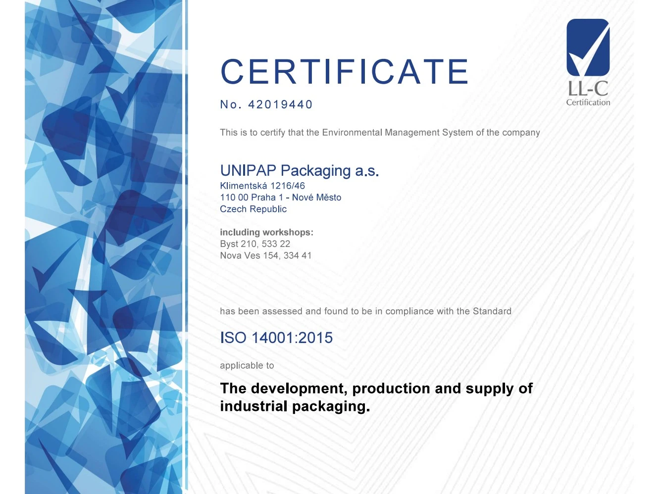 Certificate ISO 14001 EN.jpg Certificate ISO 14001 EN.jpg